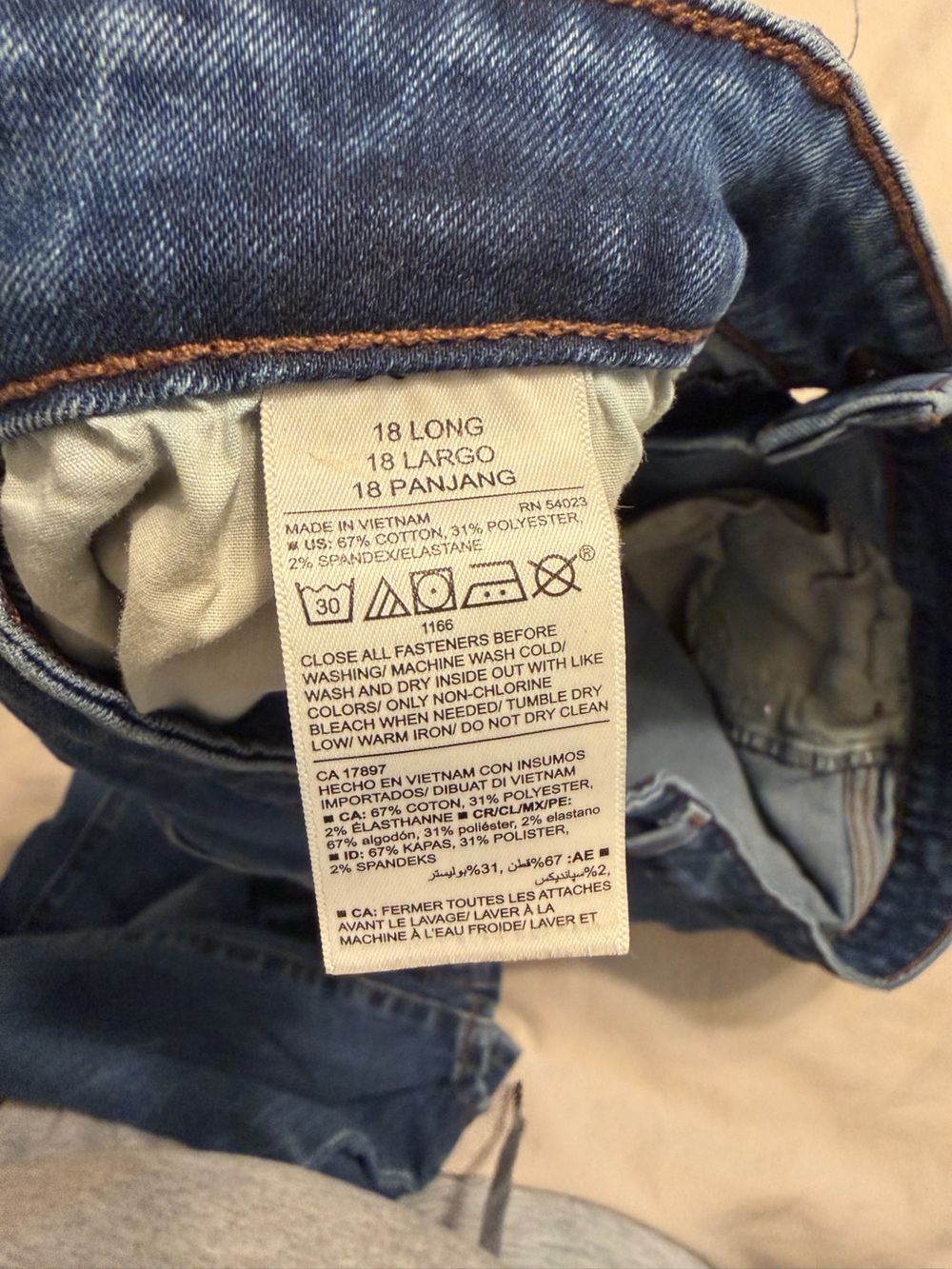 Old Navy - Skinny Jeans - 18 Long - Picture 4 of 4